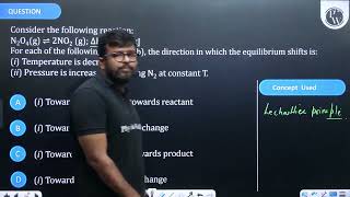 Consider the following reaction N2O4 g 2NO2 g H058 kJ Fo [upl. by Elam]