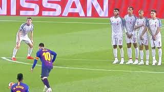 Lionel Messi Free Kick v Liverpool Home 2019 UCL English Commentary  1080p [upl. by Haveman]