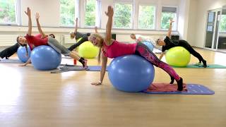 Pilates mit dem Gymnastikball Teil 2 [upl. by Butcher]