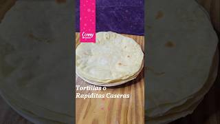 TORTILLAS O RAPIDITAS CASERAS FACILES [upl. by Lacefield]