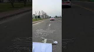 Sports Car ke sath Tablecloth Pull trick kiya 😱 [upl. by Alakam30]