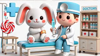 khargosh Chala injection lagwane Hindi 3D cartoon  baby kid animal song video [upl. by Per]