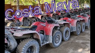 ATV Jungle and Beach Adventure in Costa Maya [upl. by Anawt32]