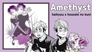 amethyst  houseki no kuni  haikyuu texts [upl. by Lerej]