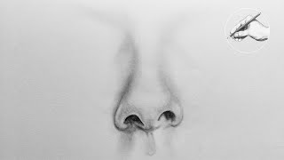 TIPP ✍ NASE ZEICHNEN  How to draw a nose [upl. by Ardnuat698]