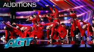 Rival Dance Groups Unite and Deliver a STUNNING Audition  AGT 2022 [upl. by Blaire]