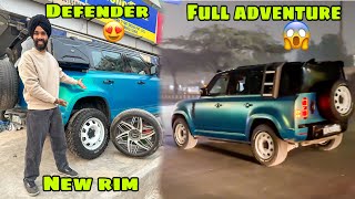 New Rim lagwa diye Defender mai 😍 or Winter Adventure ke liye full Ready 🔥 chalo chale [upl. by Inness510]