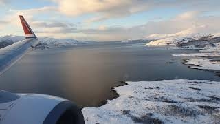 Landing at Narvik Airport [upl. by Esialb]