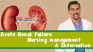 Acute Renal Failure Nursing management amp Interventions [upl. by Inobe]