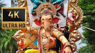 Umarkhadi Cha Raja 2023  Ganpati Aagman Sohala  Dev Majha [upl. by Yur405]