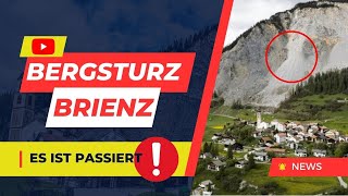 Bergsturz in Brienz GR Schweiz am 16 Juni 2023  es verfehlte das Dorf nur knapp [upl. by Ysteb]