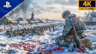 THE SIEGE OF STALINGRAD  LOOKS ABSOLUTELY TERRIFYING  Ultra Realistic Graphics 4K Call Of Duty [upl. by Lednek677]