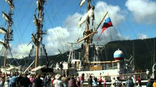 Russian Tall Ship Pallada in Port Alberni [upl. by Arateehc]