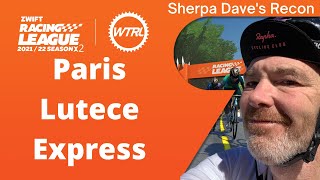 Zwift Racing League 2022 Race 8  Lutece Express Points Race [upl. by Keyek]