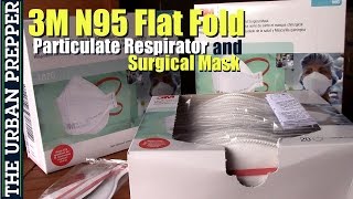 3M N95 Flat Fold Respirator Masks Coronavirus [upl. by Modesty985]