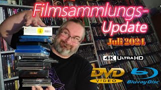 🆕 DIE NEUZUGÄNGE MEINER FILMSAMMLUNG Juli 2024  Sommerliches Update mit Mediabooks und anderem [upl. by Nej]