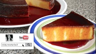 FLAN NAPOLITANO  Vicky Receta Facil [upl. by Aniaz441]