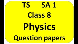 sa1 science question paper 2023 8th class science sa1 question paper 2023 8th class answers [upl. by Rudich]