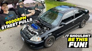 K20 Swap Honda Civic is Something VERY SPECIAL [upl. by Tome681]