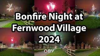 Fernwood Village Bonfire night Fireworks 🎆 2024 [upl. by Baniez]