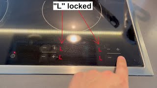 How to UNLOCK Electrolux Hob Key amp Child LOCK [upl. by Orelle]