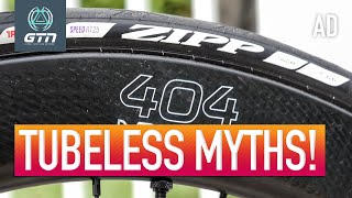 The Truth About Going Tubeless  Cycling Tyre Myths Debunked [upl. by Ansilma377]