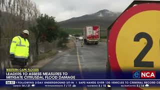 Western Cape floods  Leaders to assess measures to mitigate Citrusdal flood damage [upl. by Blainey786]