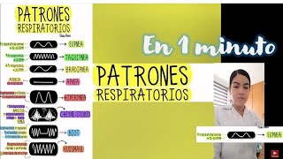 PATRONES RESPIRATORIOS en 1 MINUTO [upl. by Rad]