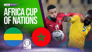 Gabon vs Morocco  AFCON 2021 HIGHLIGHTS  01182022  beIN SPORTS USA [upl. by Lustig884]