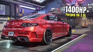 Need for Speed Heat Gameplay  1400HP MERCEDESAMG C63 Coupe Customization  AMG C63 Max Build [upl. by Hepzi]