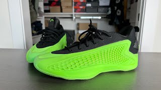 Adidas AE 1 Low Slime On Feet Review [upl. by Crosse700]