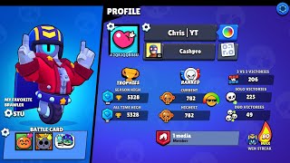 Part 2 Grinding winstreak 80 winstreak in Brawl stars 🌟 [upl. by Laehcym671]