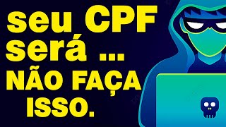 ATENÇÃO Receita Federal alerta para golpe da regularização do CPF UTILIDADE PÚBLICA [upl. by Oira]