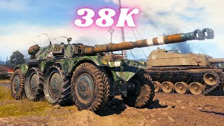 38K Spot  Damage with Panhard EBR 105  18K amp EBR 105  20K World of Tanks Replays [upl. by Iam]