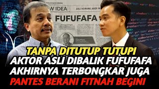 ROY SURYO MAKIN PANIK AKTOR ASLI DIBALIK FUFUFAFA TERNYATA BUKAN WAPRES GIBRAN [upl. by Kurland]