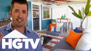 The Property Brothers Create STUNNING IndoorOutdoor Lounges  Brother vs Brother [upl. by Frasquito]