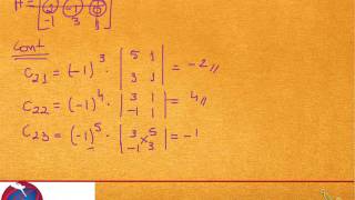 Matriz Inversa Cofatores [upl. by Quintana]