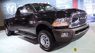 2018 Ram 3500 Laramie Longhorn  Exterior and Interior Walkaround  2018 New York Auto Show [upl. by Landrum]