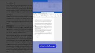 Word Tips Review and Revise Documents with Track Changes microsoftword shorts [upl. by Salomon]