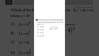 Which of the following expressions is equivalent satmath [upl. by Atile]