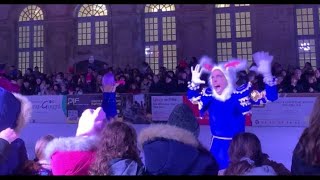 VIDÉO À Vendôme la patinoire de Noël démarre la saison en spectacle [upl. by Rednasxela]