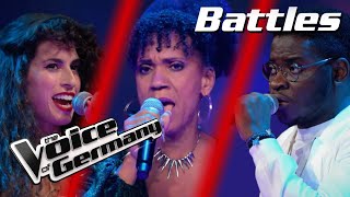 Cynthia Erivo  Stand Up Ann Sophie Jennifer amp Archippe  Battles  The Voice of Germany 2021 [upl. by Nnaaihtnyc323]