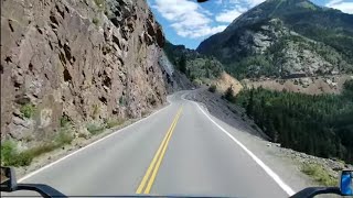 Taking a SemiTruck on the Million Dollar Highway Red Mountain Pass Highway 550 [upl. by Al805]