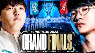 THE WORLDS FINALS  T1 VS BLG  WORLDS 2024  CAEDREL [upl. by Naillimxam]