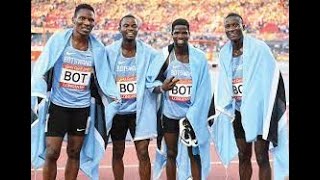 BOTSWANA Bags Bronze in the 4×400m relay Finals in Tokyo [upl. by Melantha987]