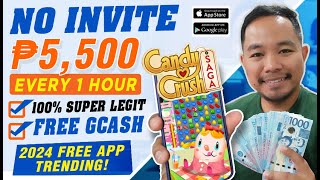 ₱5500 FREE GCASH EVERY 1 HOUR KITA PLAYING CANDY CRUSH  POMISE 100 LEGIT FREE APP TRENDING 2024 [upl. by Aciretnahs631]