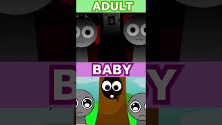 Incredibox Sprunki Babies Mod VS Original 😭 HORROR VERSION [upl. by Nerak476]