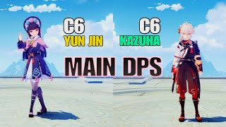 C6 Kazuha  C6 Yun Jin Showcase [upl. by Koby]