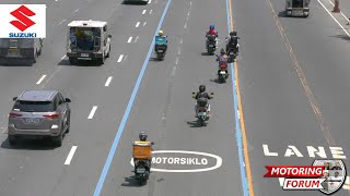 Exclusive Motorcycle Lane Guidelines  Motoring Forum [upl. by Nerua]