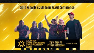 MIBR vs Xipto Esports XIP VCT Game Changers Berlin Post Match Interview  vctgamechangers [upl. by Rafaelita]